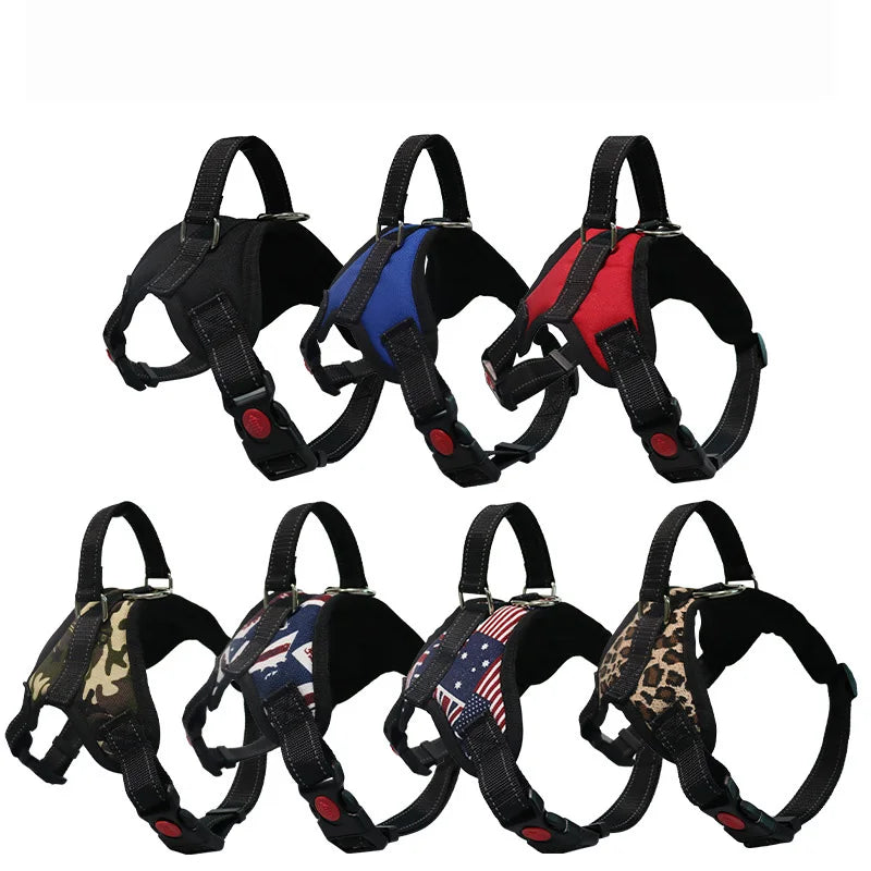 Dog Harness Adjustable Reflective Dog Harness & Leash Set